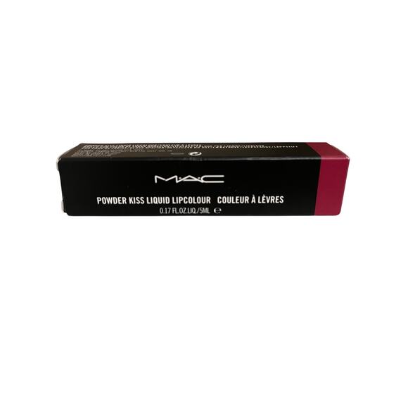 MAC - Powder Kiss Liquid Lipcolor, 986 MAKE IT FASHUN! 0.17 fl oz. - Picture 2 of 3